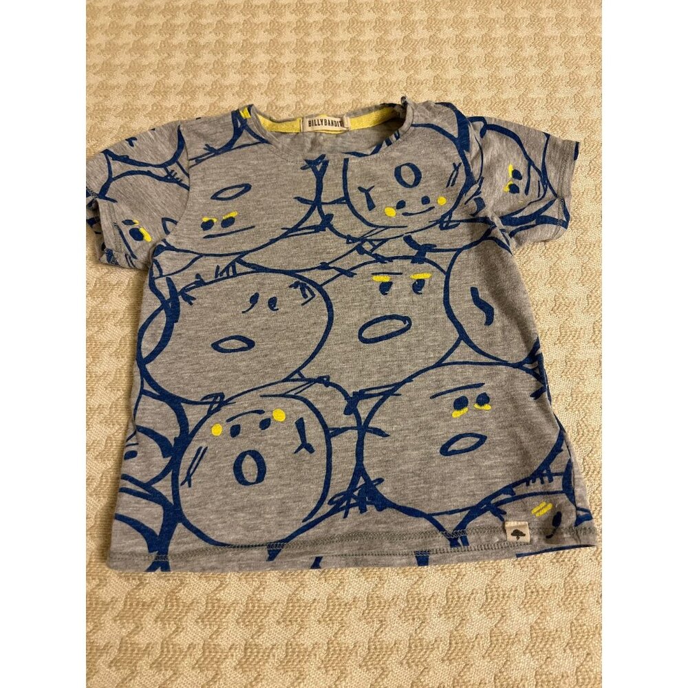 Billybandit Faces Tee Shirt 12M Excellent Used Condition
